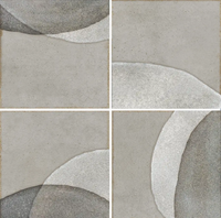 WOW POTTERY COSMIC SQUARE GREY 15x15 MAT