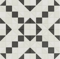 WOW TESSERAE LIKE B&W 28x28 MAT