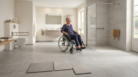 Les critères pour choisir un carrelage adapté à la mobilité réduite