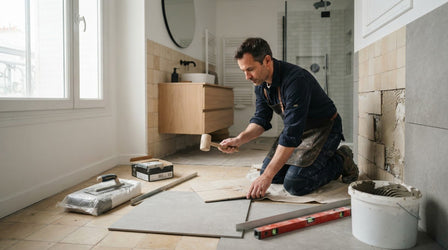 Peut-on poser du carrelage sur un ancien carrelage ? Les étapes à suivre