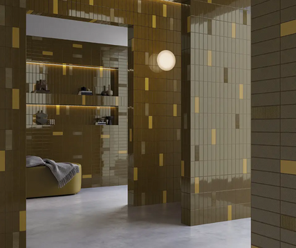MICARE WOW Design – Carrelage Mural Lumineux à Effet Minéral
