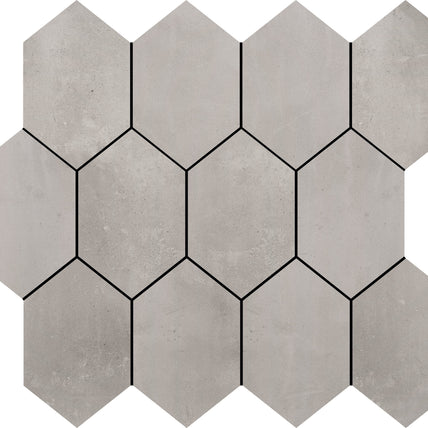 Mosaïque hexagonale en situation