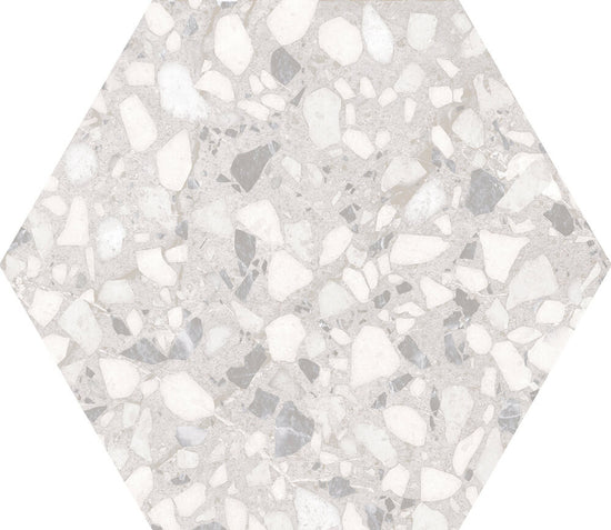 DURSTONE Terazzo Talc 23x27 cm — carrelage effet terrazzo