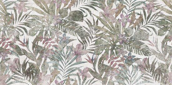 DURSTONE Flower White 60x120 cm — carrelage décor floral