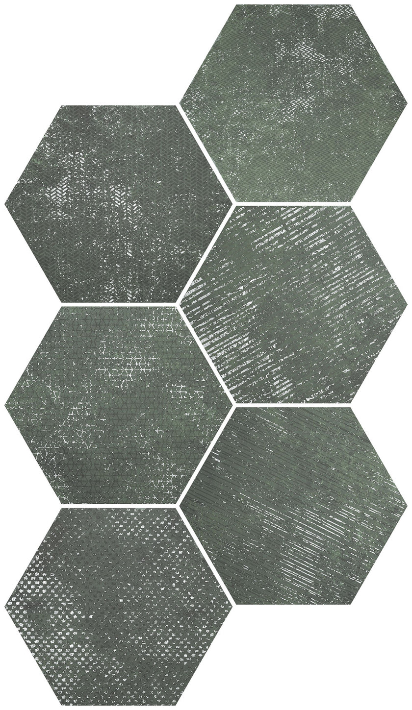 DURSTONE Saona Borneo Esmeralda 23x27 cm — carrelage uni