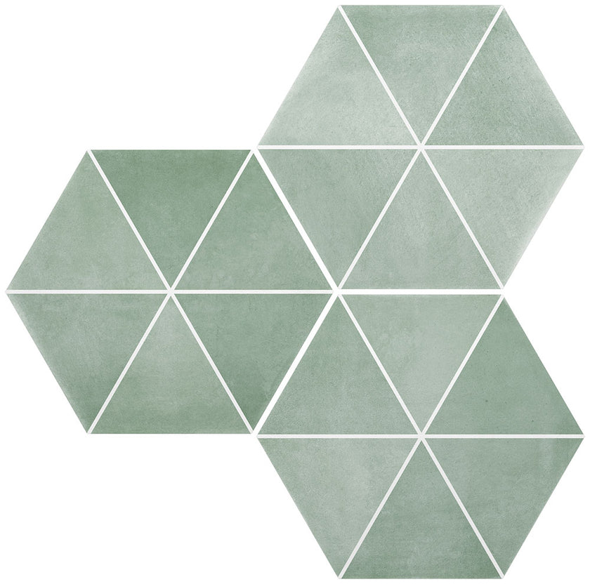 DURSTONE Cementine Capri Aqua 23x27 cm — carrelage effet carreau de ciment