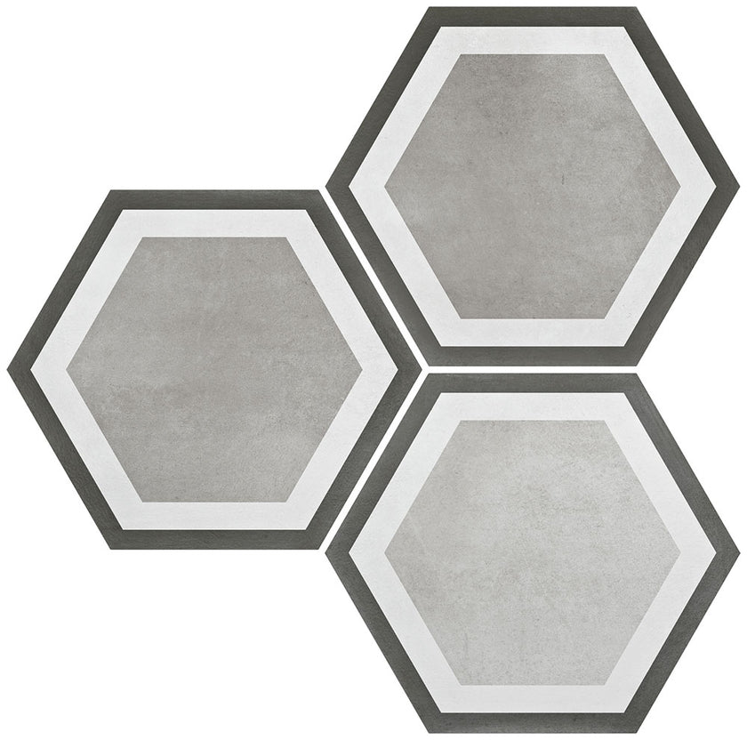 DURSTONE Cementine Pisa Grey 23x27 cm — carrelage effet carreau de ciment