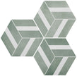 DURSTONE Cementine Bari Aqua 23x27 cm — carrelage effet carreau de ciment