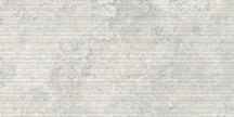 Refin Beat White Ribbed 60x120