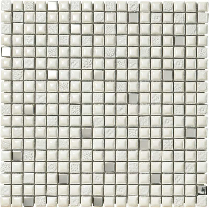BOXER Mexical Metal Bianco 30x30 cm