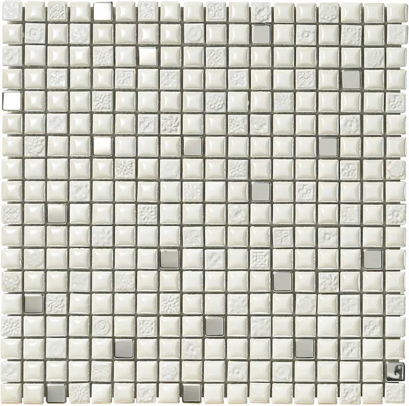 BOXER Mexical Metal Bianco 30x30 cm