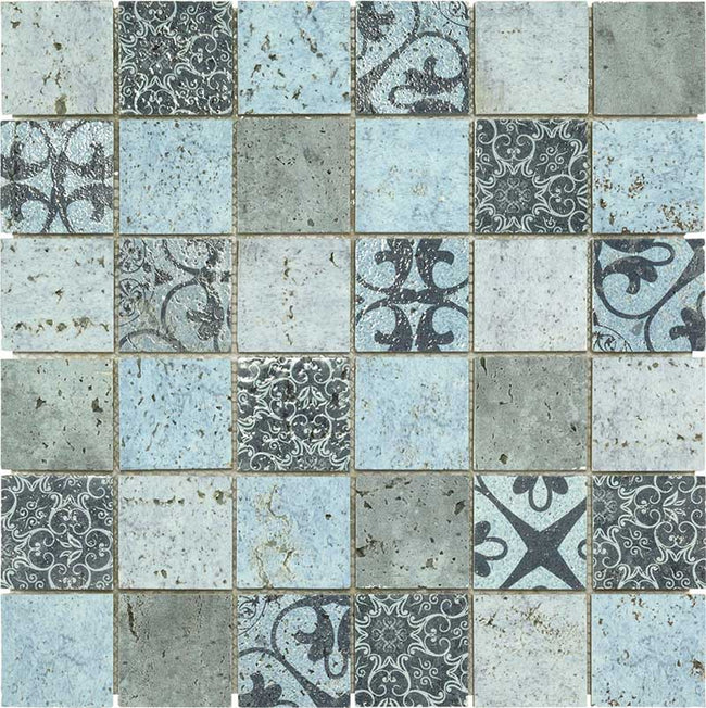BOXER Floral Light Blue 30x30 cm