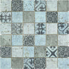 BOXER Floral Light Blue 30x30 cm