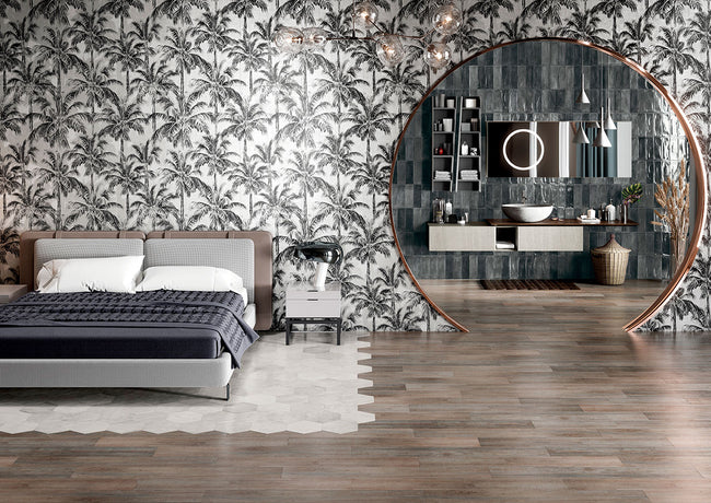 Serenissima Showall en situation — carrelage décor mural