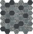 BOXER Esa Glass Flor Gris 30,2x30 cm