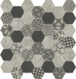 BOXER Esa Glass Flor Greige 30,2x30 cm