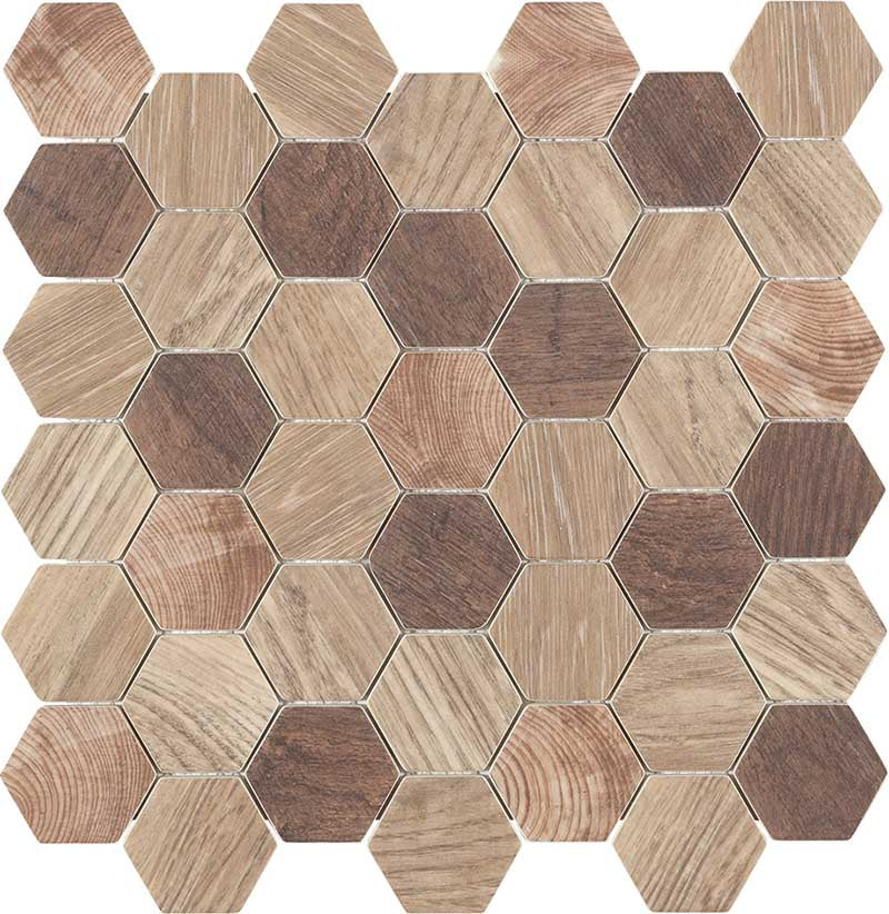 BOXER Esa Glass Wood Beige 30,2x30 cm