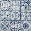 BOXER Rétro Blue 10 cm 30x30 cm
