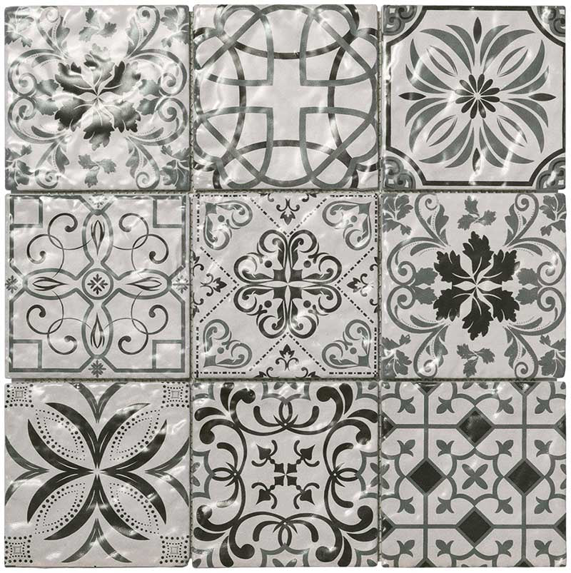 BOXER Rétro Greige 10 cm 30x30 cm