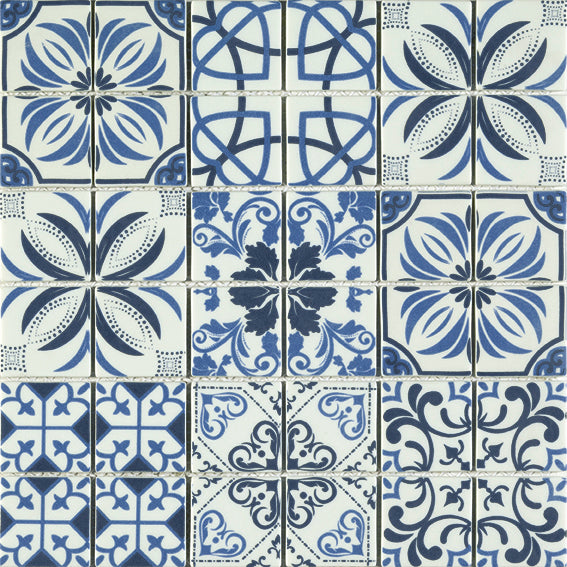 BOXER Quad Retrò Blue 30x30 cm