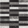 BOXER Patchwork Black 30x30 cm
