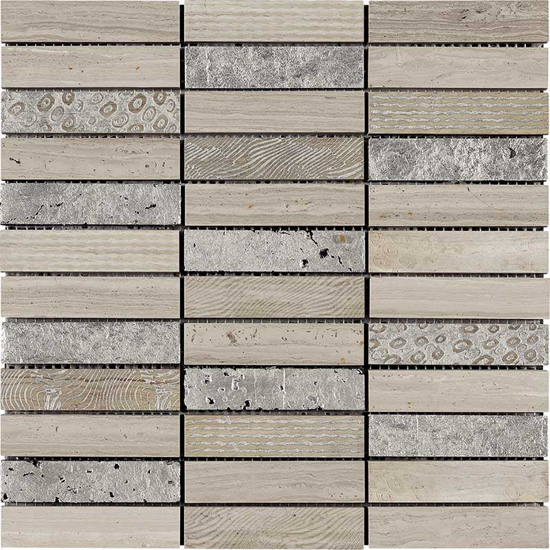 BOXER Patchwork White Wood 30x30 cm