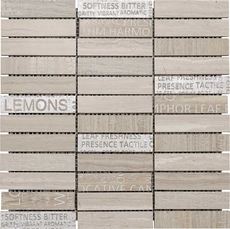BOXER Words White Wood 30x30 cm