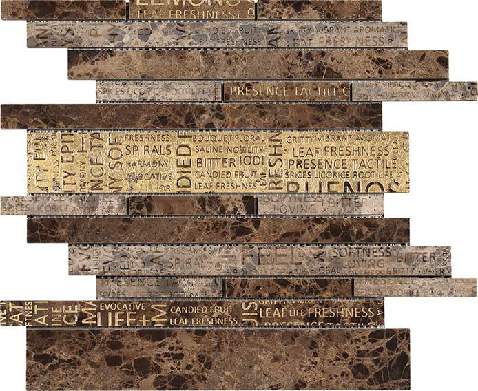 BOXER Multi Words Emperador 30x30 cm