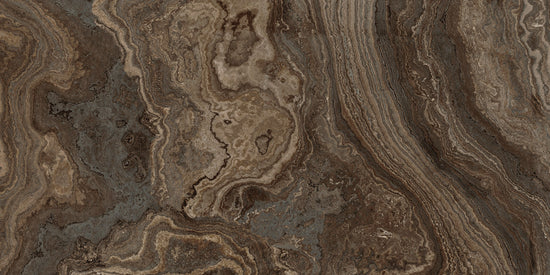 Carrelage effet marbre Naxos Rhapsody Brown Wave – vue 2