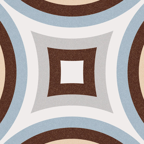 Carrelage effet carreaux de ciment Vives 1900 Dorda Celeste 20x20 cm – vue 2