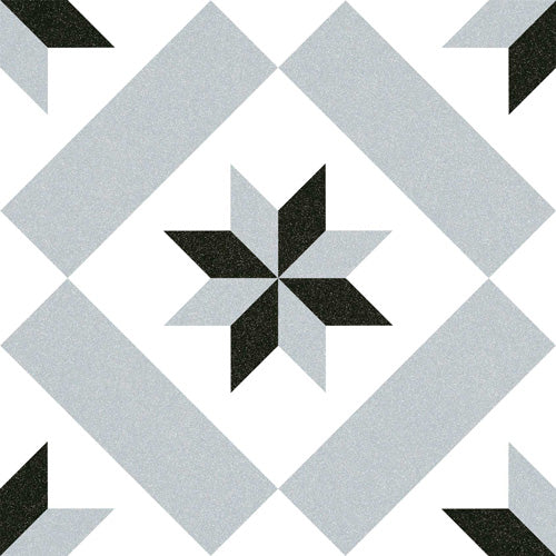 Carrelage effet carreaux de ciment Vives 1900 Calvet 20x20 cm – vue 3