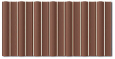 WOW Faces Bars 12,5x25 cm – teinte Henna (mate)