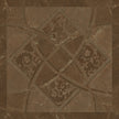 Carrelage Versace Emote Intarsio Pulpis Marrone 78x78 cm