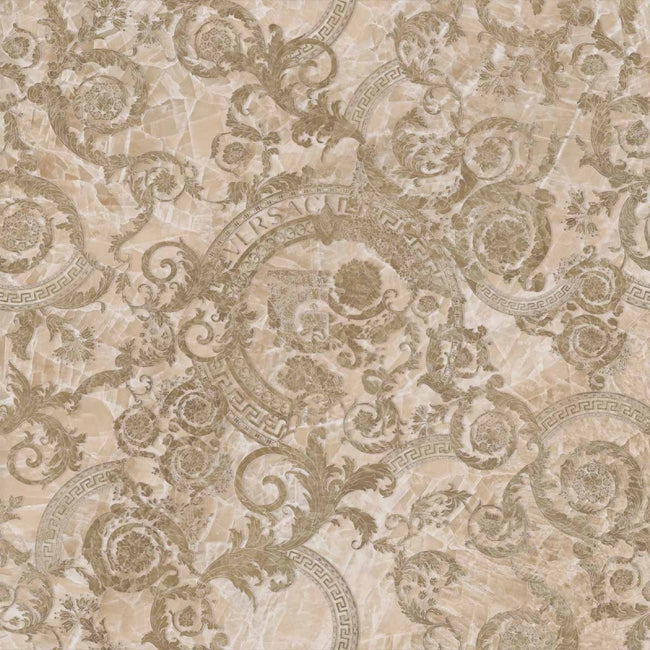 Carrelage Versace Gemstone Megabarocco Cristallo Miele 120x120 cm