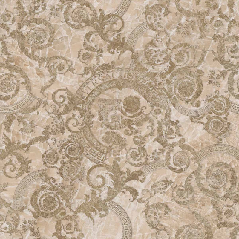 Carrelage Versace Gemstone Megabarocco Cristallo Miele 120x120 cm