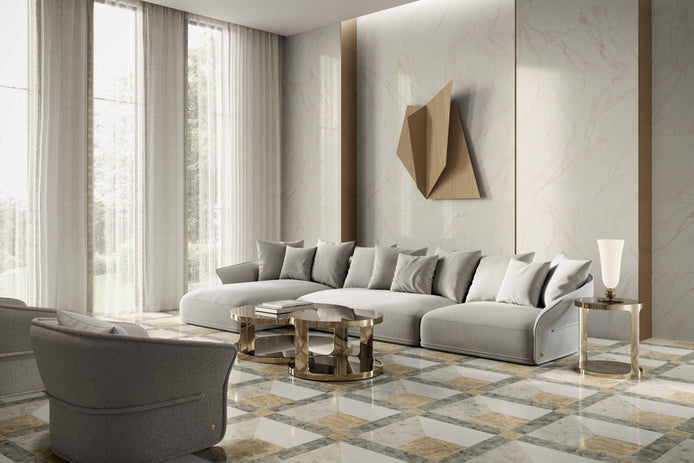 Carrelage Versace Tarsia en situation