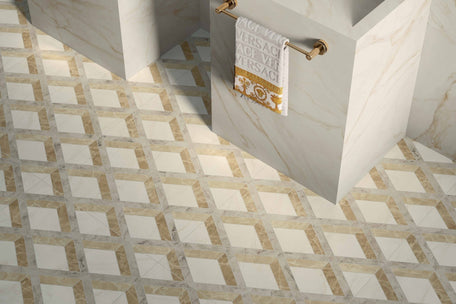 Carrelage Versace Tarsia en situation