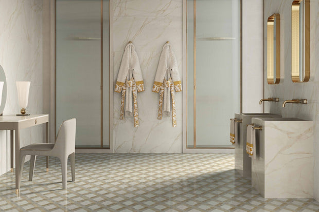 Carrelage Versace Tarsia en situation
