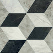 Carrelage Versace Tarsia Cubical Nero 60x120 cm