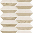 Carrelage Versace V Stone Mosaïque Lozenge White 60x60 cm