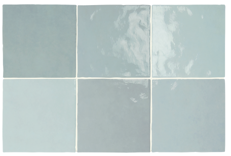 Carrelage Artisan 13,2 x 13,2 cm Aqua