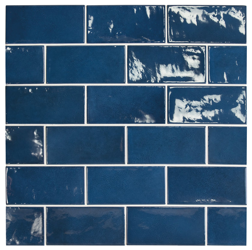 Carrelage Village 6,5 x 13,2 cm Royal Blue