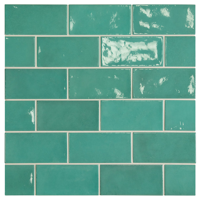 Carrelage Village 6,5 x 13,2 cm Teal