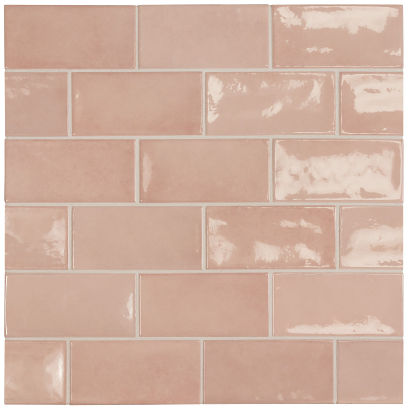 Carrelage Village 6,5 x 13,2 cm Rose Gold