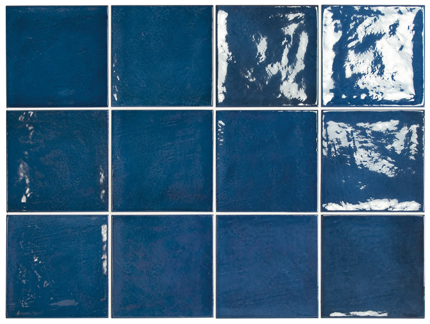 Carrelage Village 13,2 x 13,2 cm Royal Blue
