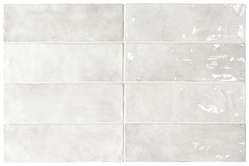 Carrelage La Riviera 6,5 x 20 cm Gris Nuage