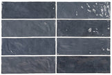 Carrelage La Riviera 6,5 x 20 cm Blue Reef