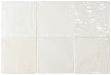 Carrelage La Riviera 13,2 x 13,2 cm Blanc