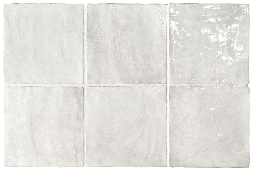 Carrelage La Riviera 13,2 x 13,2 cm Gris Nuage