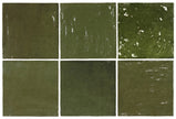 Carrelage La Riviera 13,2 x 13,2 cm Botanical Green